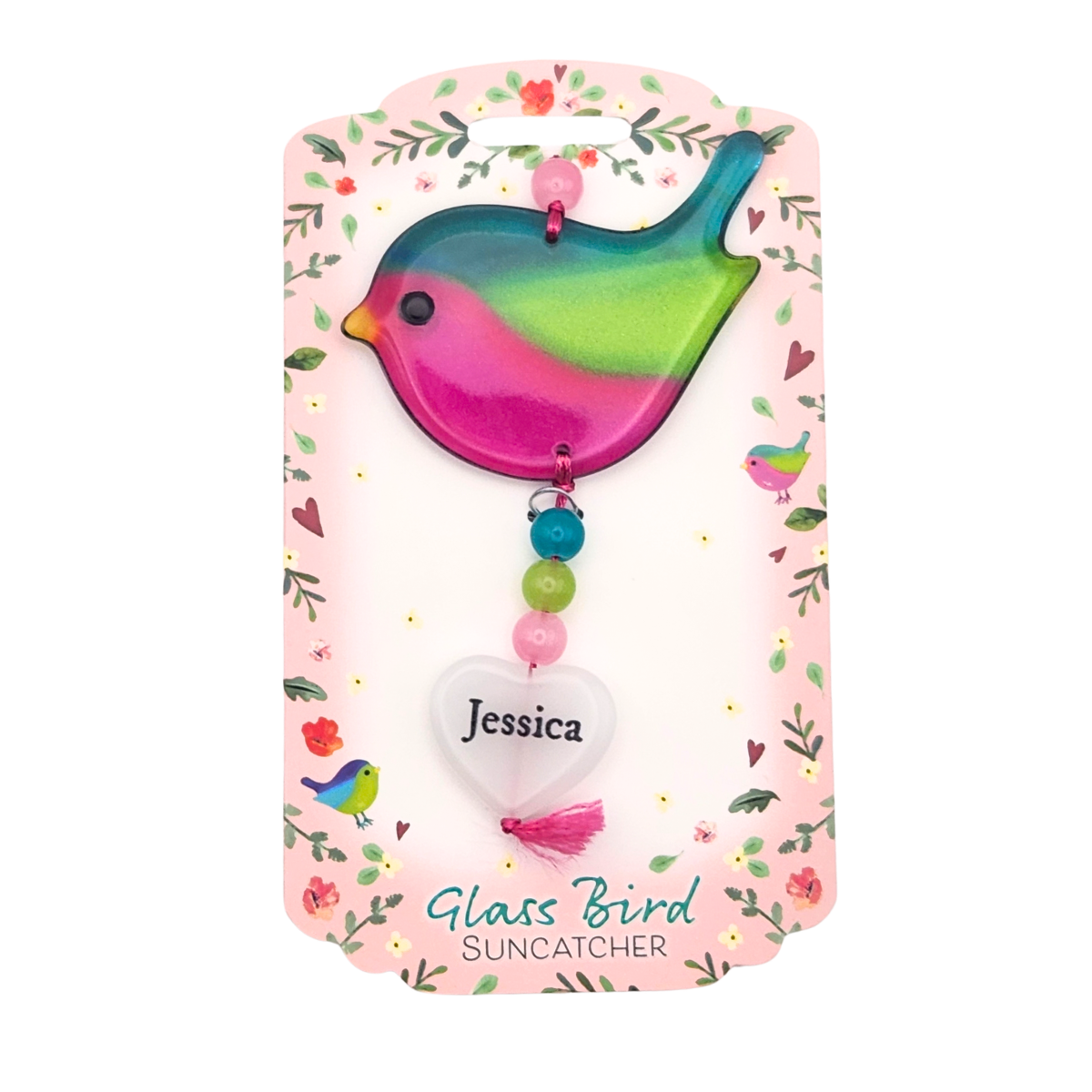 Glass Bird Suncatcher - Jessica