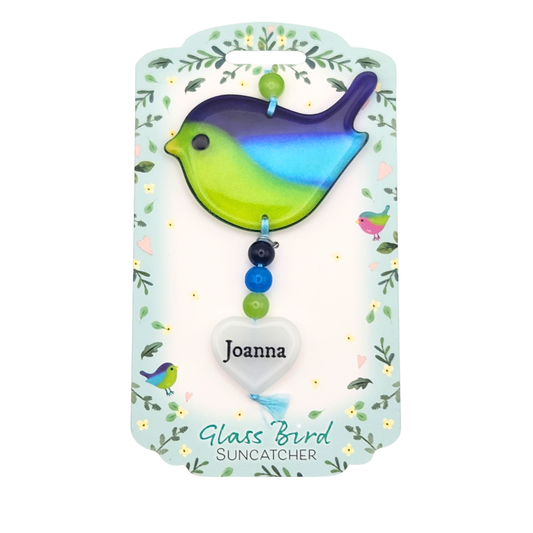 Glass Bird Suncatcher - Joanna