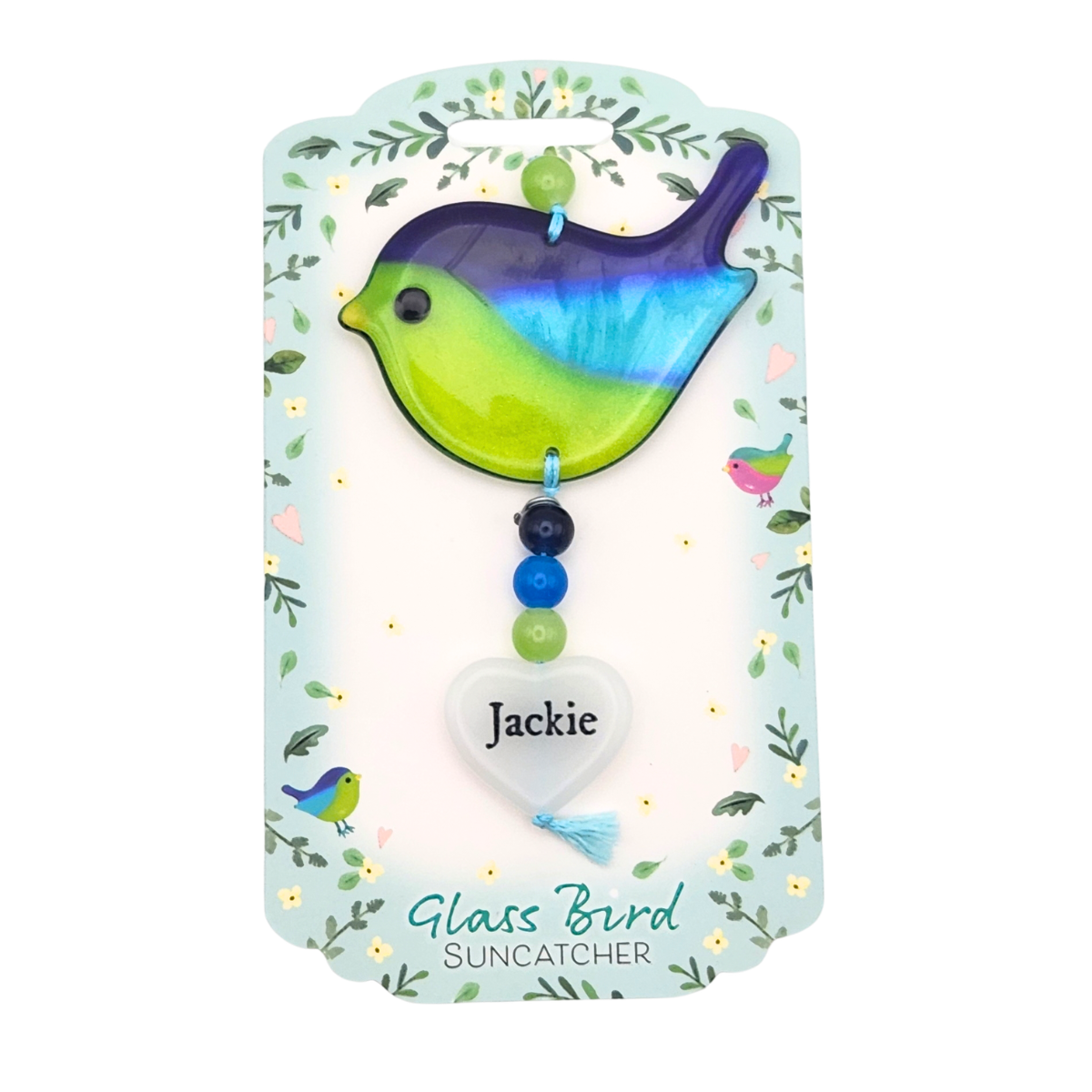 Glass Bird Suncatcher - Jackie