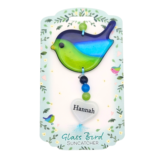Glass Bird Suncatcher - Hannah