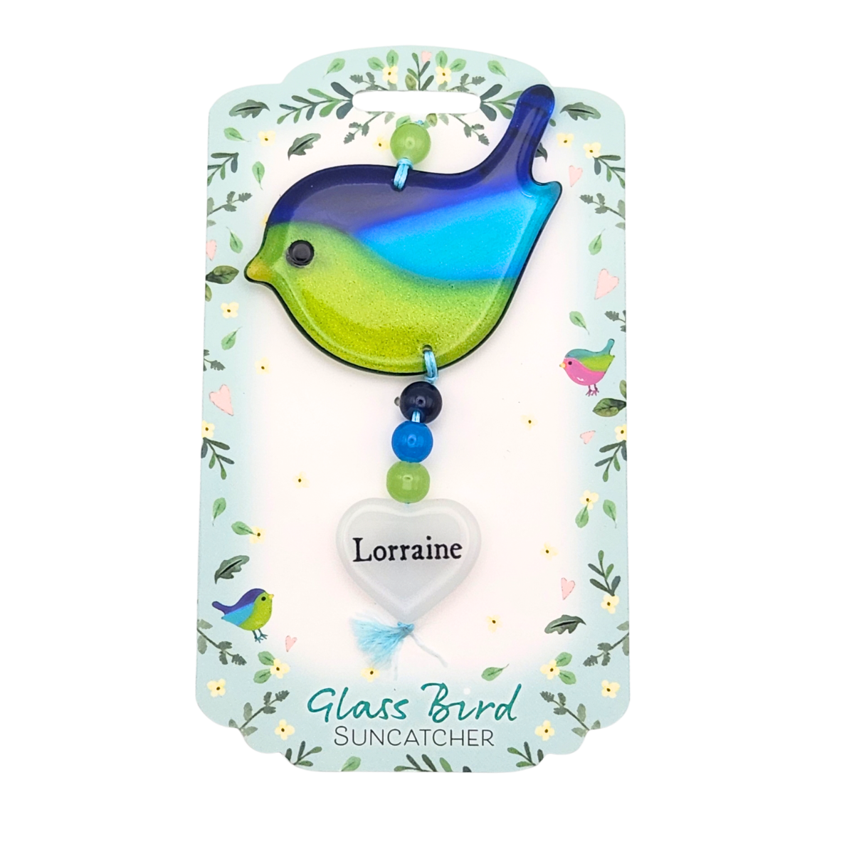 Glass Bird Suncatcher - Lorraine