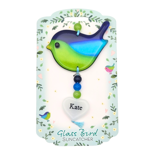 Glass Bird Suncatcher - Kate