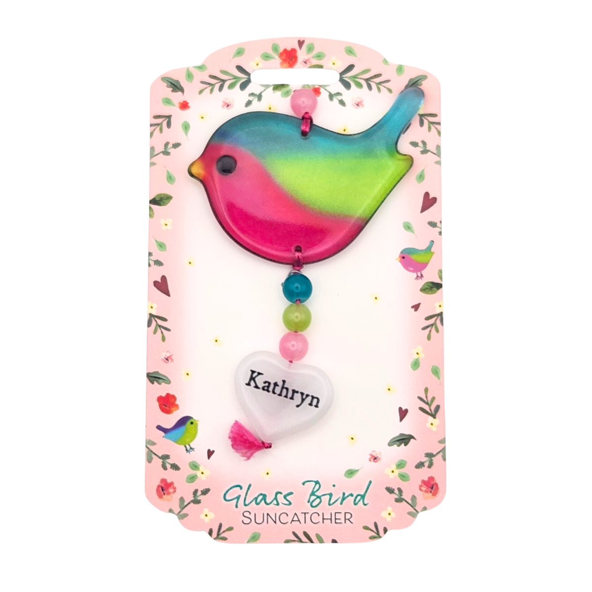 Glass Bird Suncatcher - Kathyrn