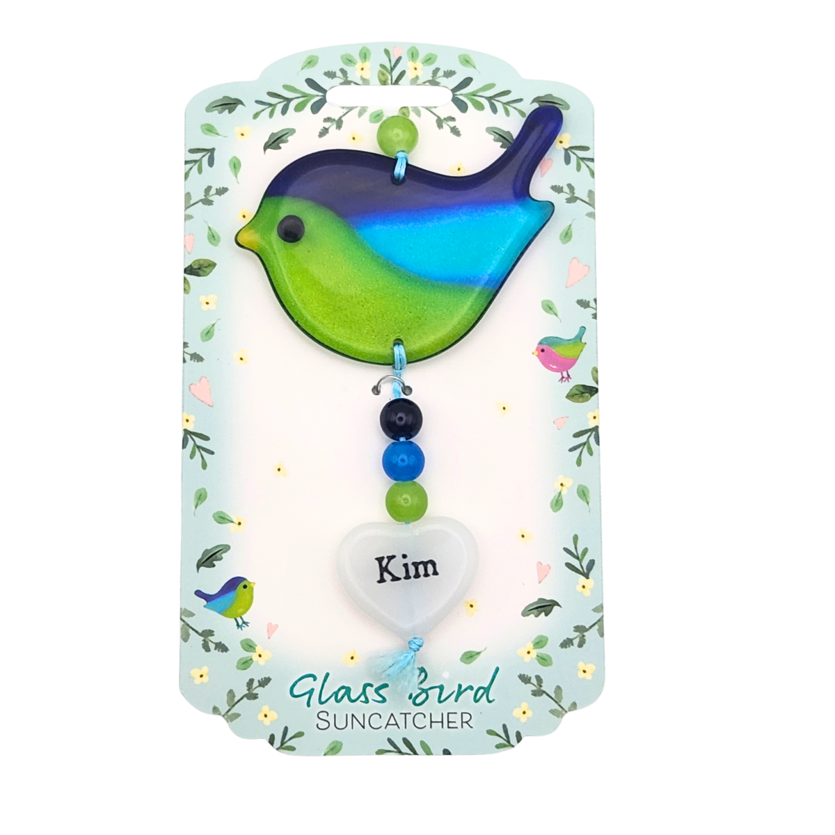 Glass Bird Suncatcher - Kim