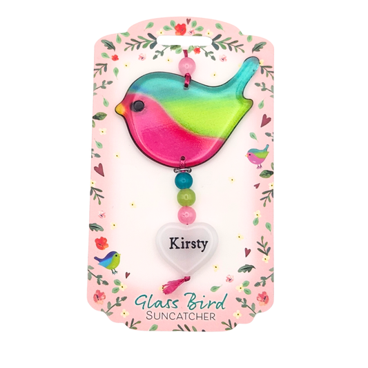 Glass Bird Suncatcher - Kirsty
