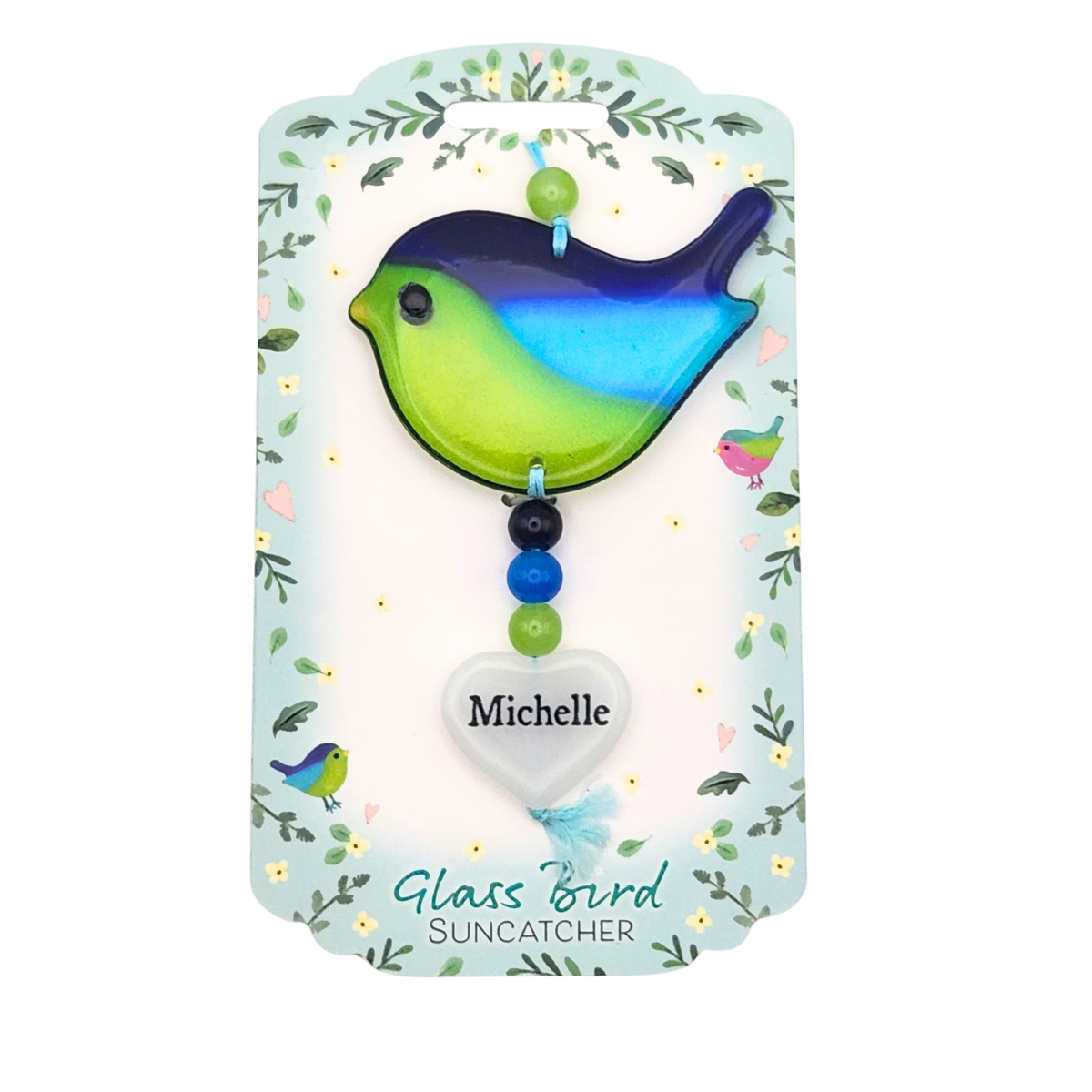 Glass Bird Suncatcher - Michelle