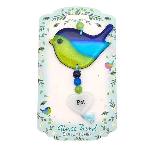 Glass Bird Suncatcher - Pat