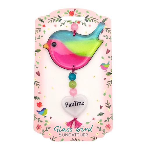 Glass Bird Suncatcher - Pauline