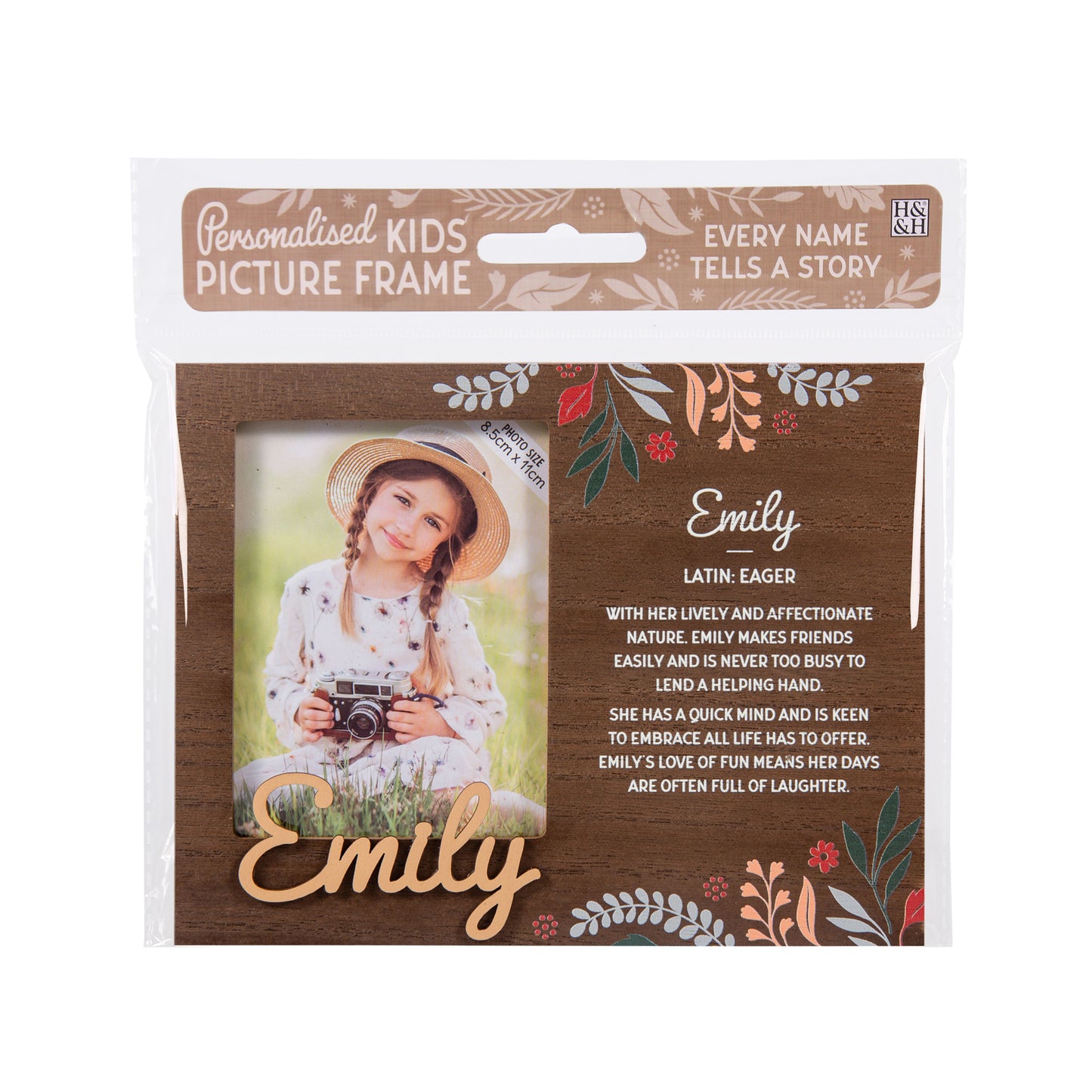 Personalised Kids Picture Frame - Emily