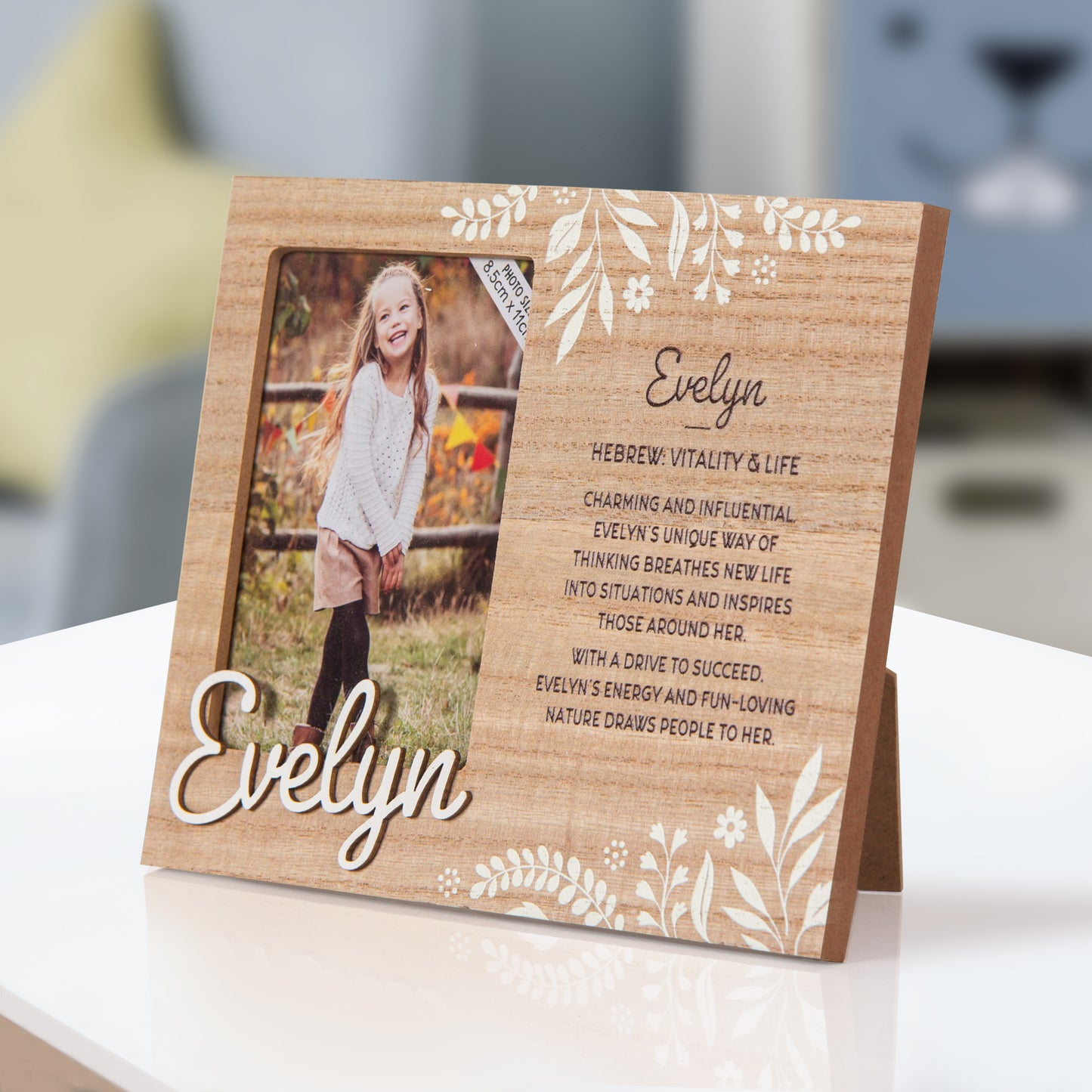 Personalised Kids Picture Frame - Evelyn