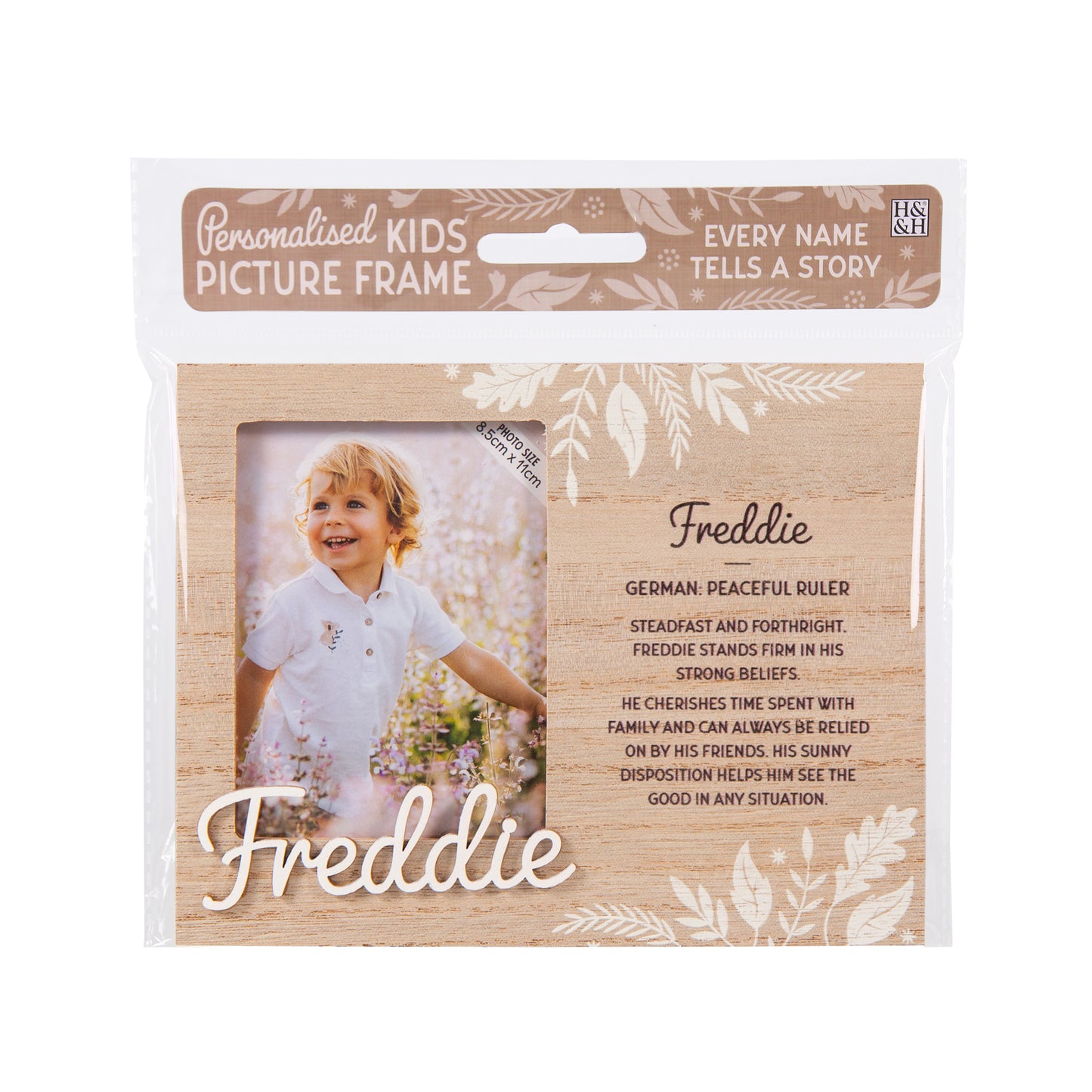 Personalised Kids Picture Frame - Freddie