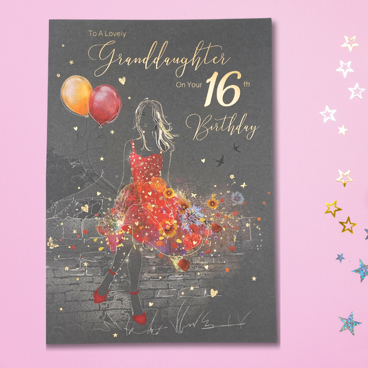 Granddaughter 16th Birthday Card - Grace Large