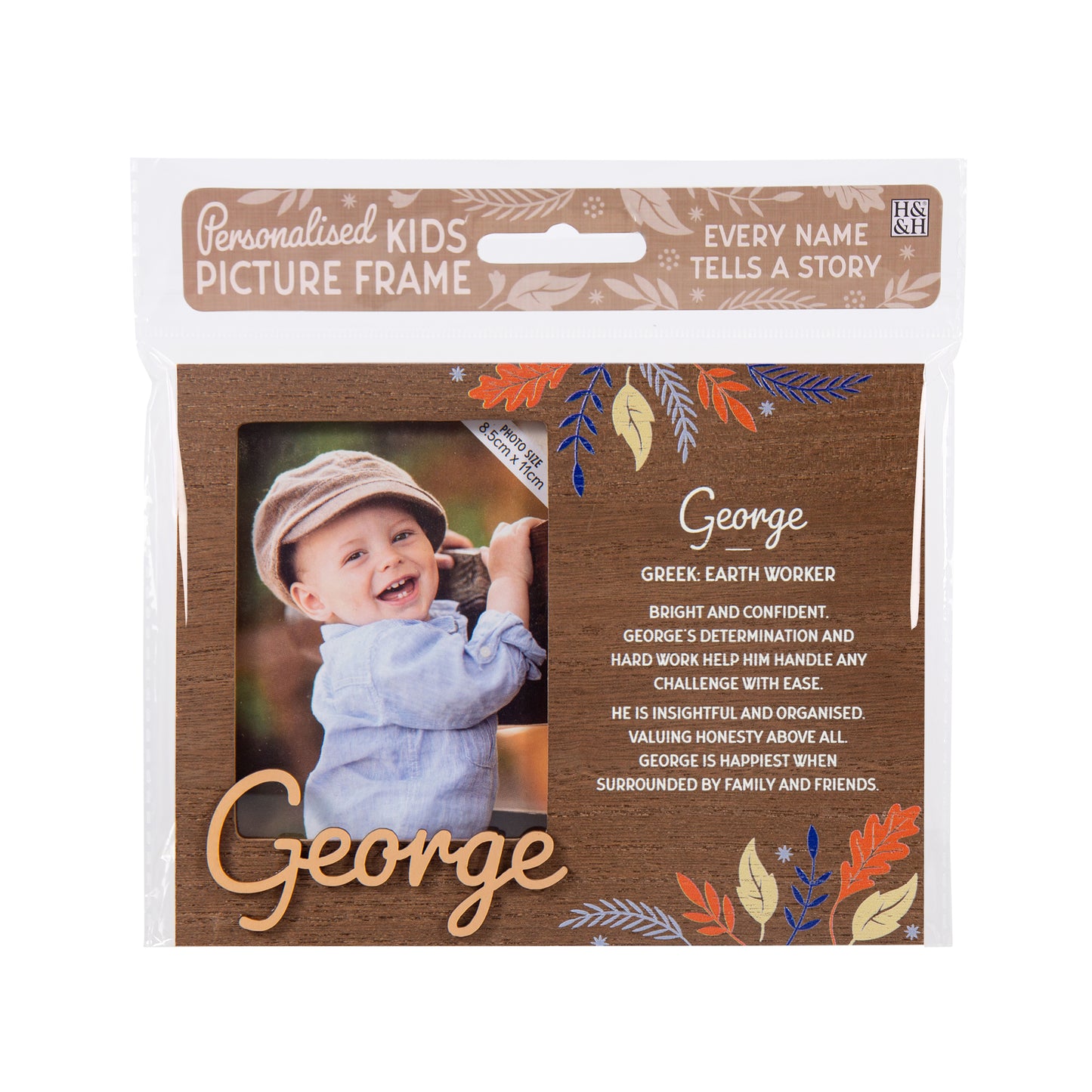 Personalised Kids Picture Frame - George