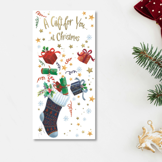 Money Wallet Christmas - Awash With Colour Stocking