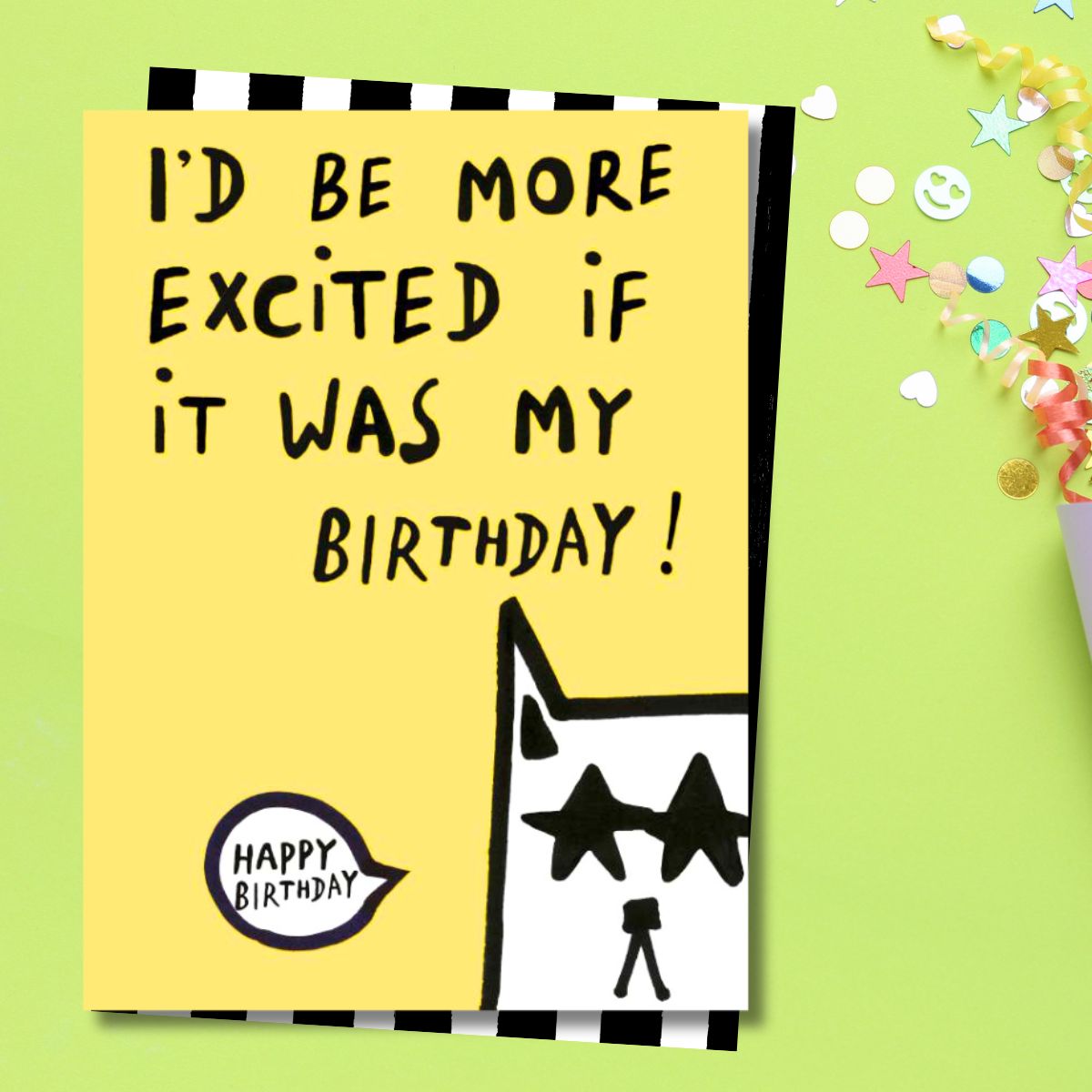 Earlybird Funny Birthday Card - My Birthday!