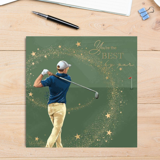 Verve Birthday Card - You're The Best Golfer
