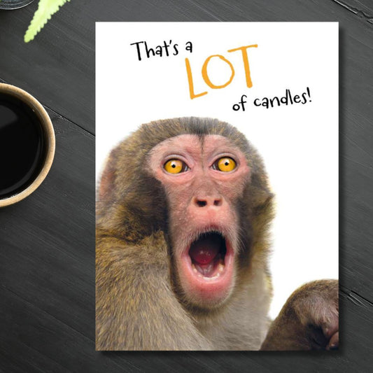 Picture This Funny Birthday Card - That's A Lot Of Candles