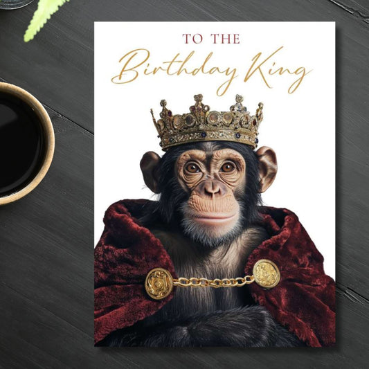 Picture This Funny Birthday Card - Birthday King