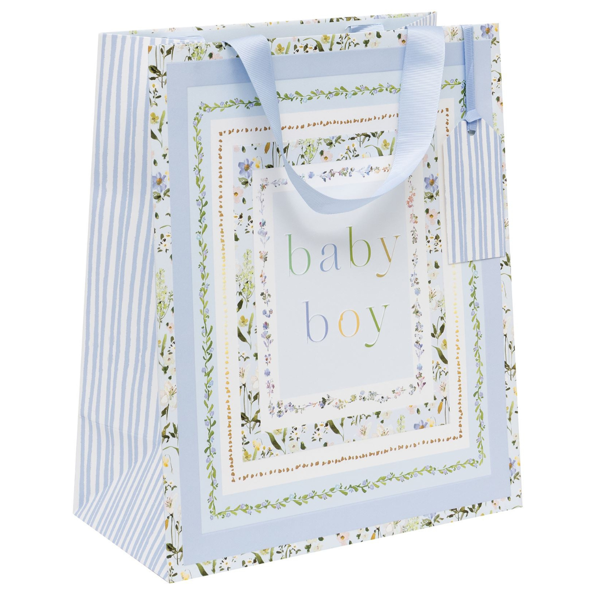 Gift Bag Large - Baby Boy Bloom