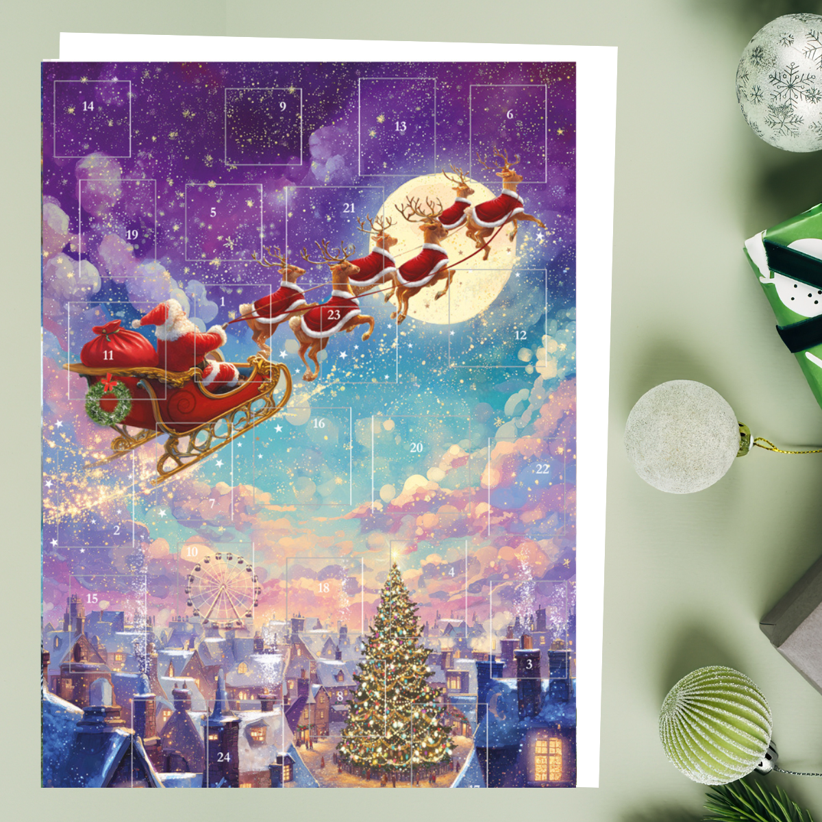 Advent Calendar - Santa's On His Way