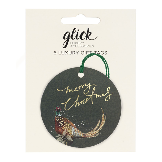 Christmas Tags Multipack - 6 x Jolly Pheasant