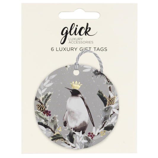 Christmas Tags Multipack - 6 x Crowned Emperor