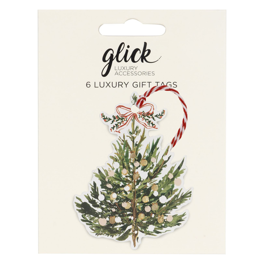 Christmas Tags Multipack - 6 x Spruce Tree