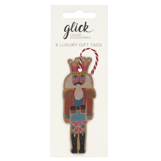 Christmas Tags Multipack - 6 x Nutcracker