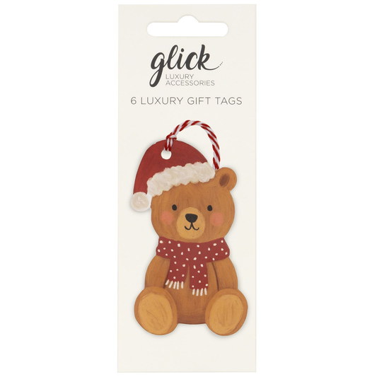 Christmas Tags Multipack - 6 x Beary Merry Christmas