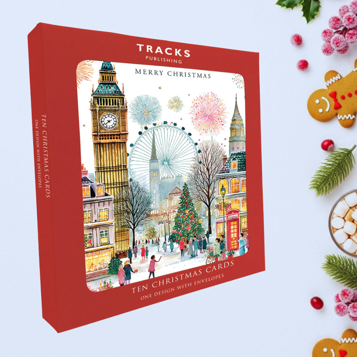 10 x Christmas Cards In Box - Christmas In London