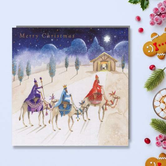 Charity Christmas Cards - 5 x Three Wise Men