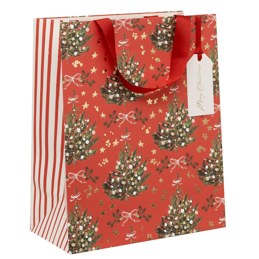 Christmas Gift Bag Large - Red Fir Radiance