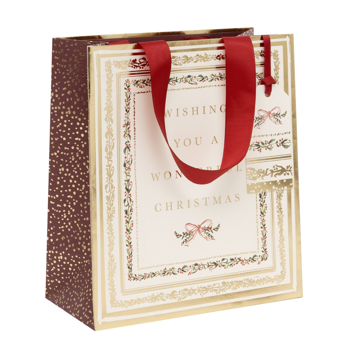 Christmas Gift Bag Medium - Lustrous Verse