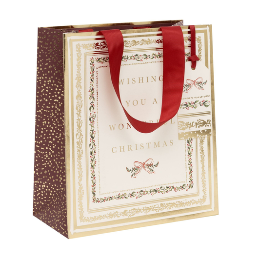 Christmas Gift Bag Medium - Lustrous Verse