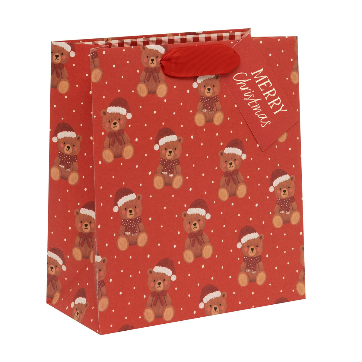 Christmas Gift Bag Medium - Beary Merry Christmas