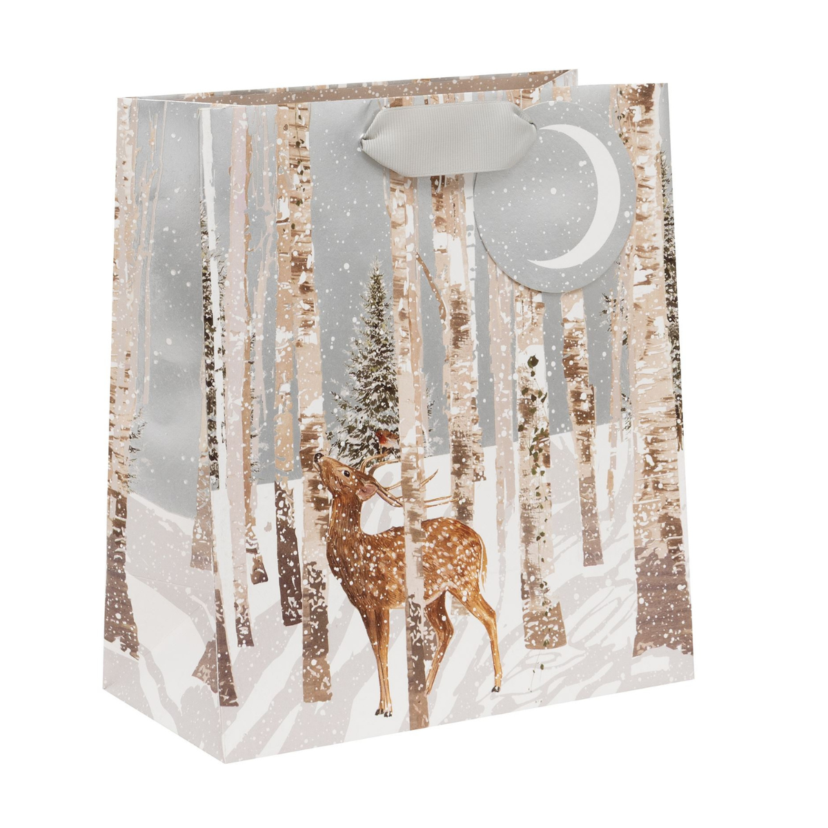 Christmas Gift Bag Medium - Silverwood Stags