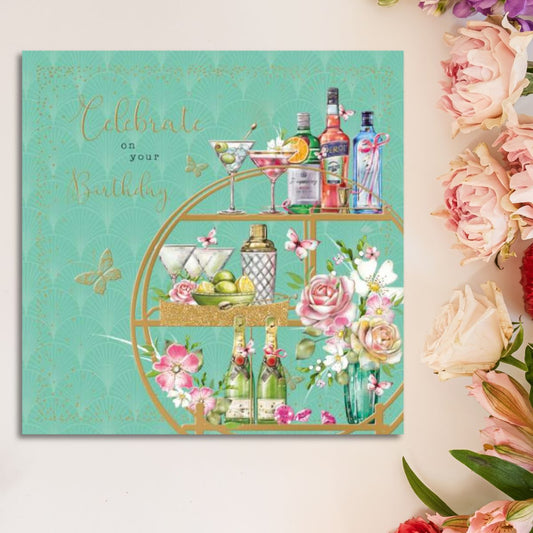 Chez-Lee Birthday Card - Cocktails