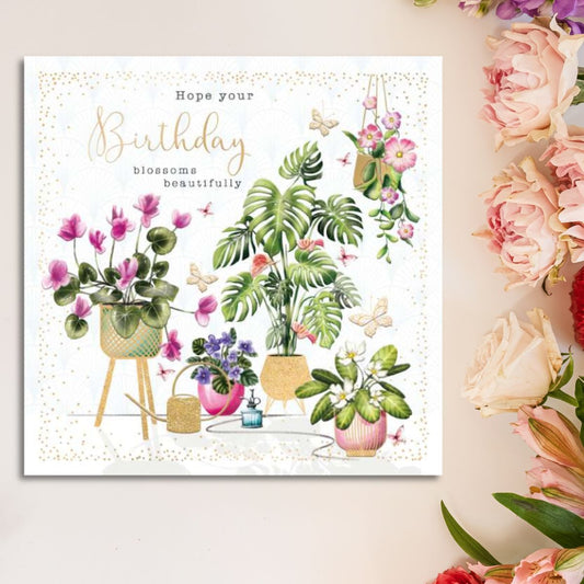 Chez-Lee Birthday Card - Beautiful Blossoms