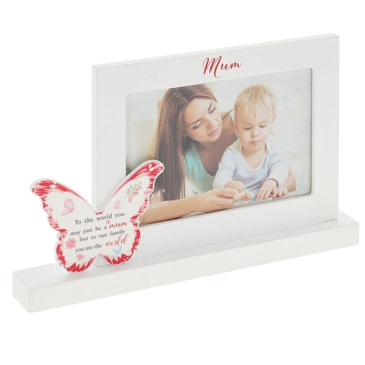 Butterfly Kisses Photo Frame - Mum