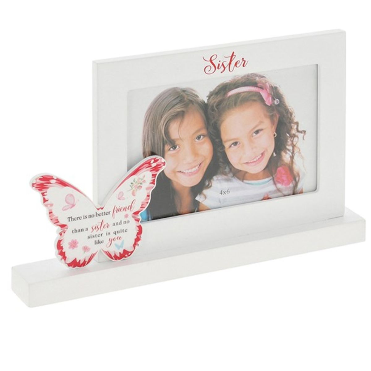 Butterfly Kisses Photo Frame - Sister