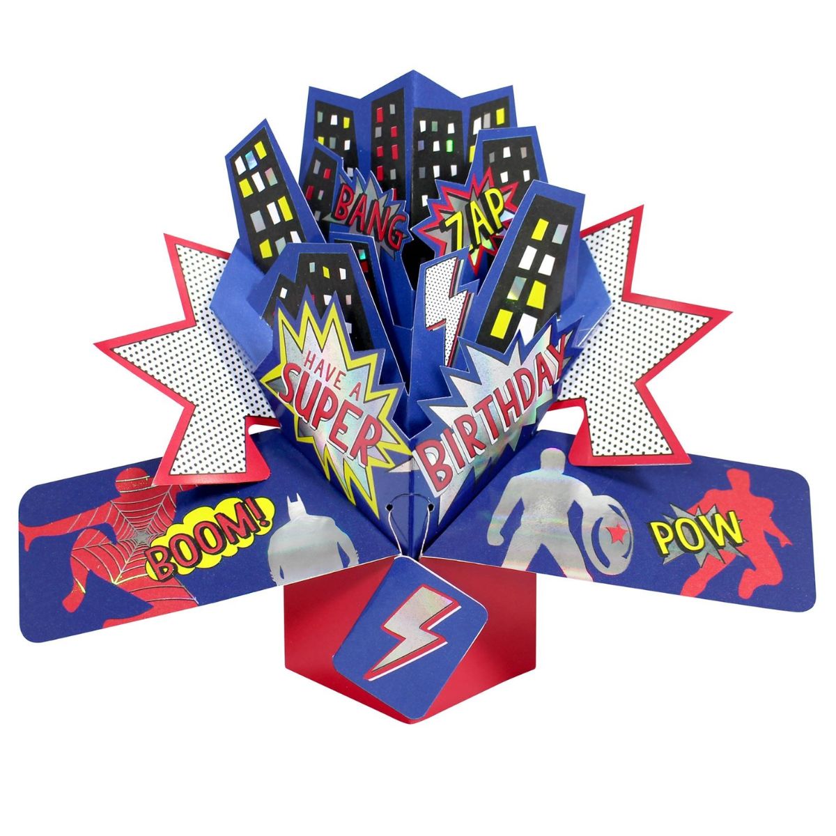 Pop Up Birthday Card - Super Hero