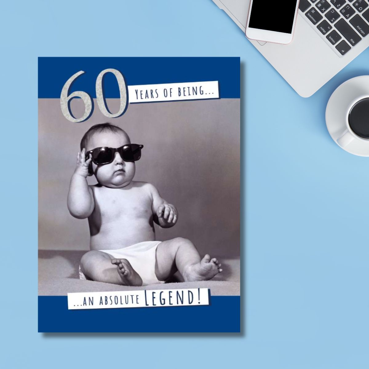 60th Birthday Card - Absolute Legend