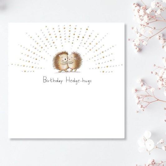 Bramble Moon Birthday Card - Hedge-Hugs