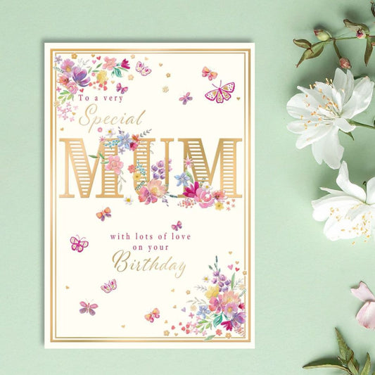 Mum Birthday Card - Special Mum Text