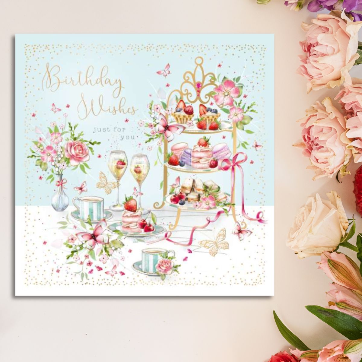 Chez-Lee Birthday Card - Afternoon Tea