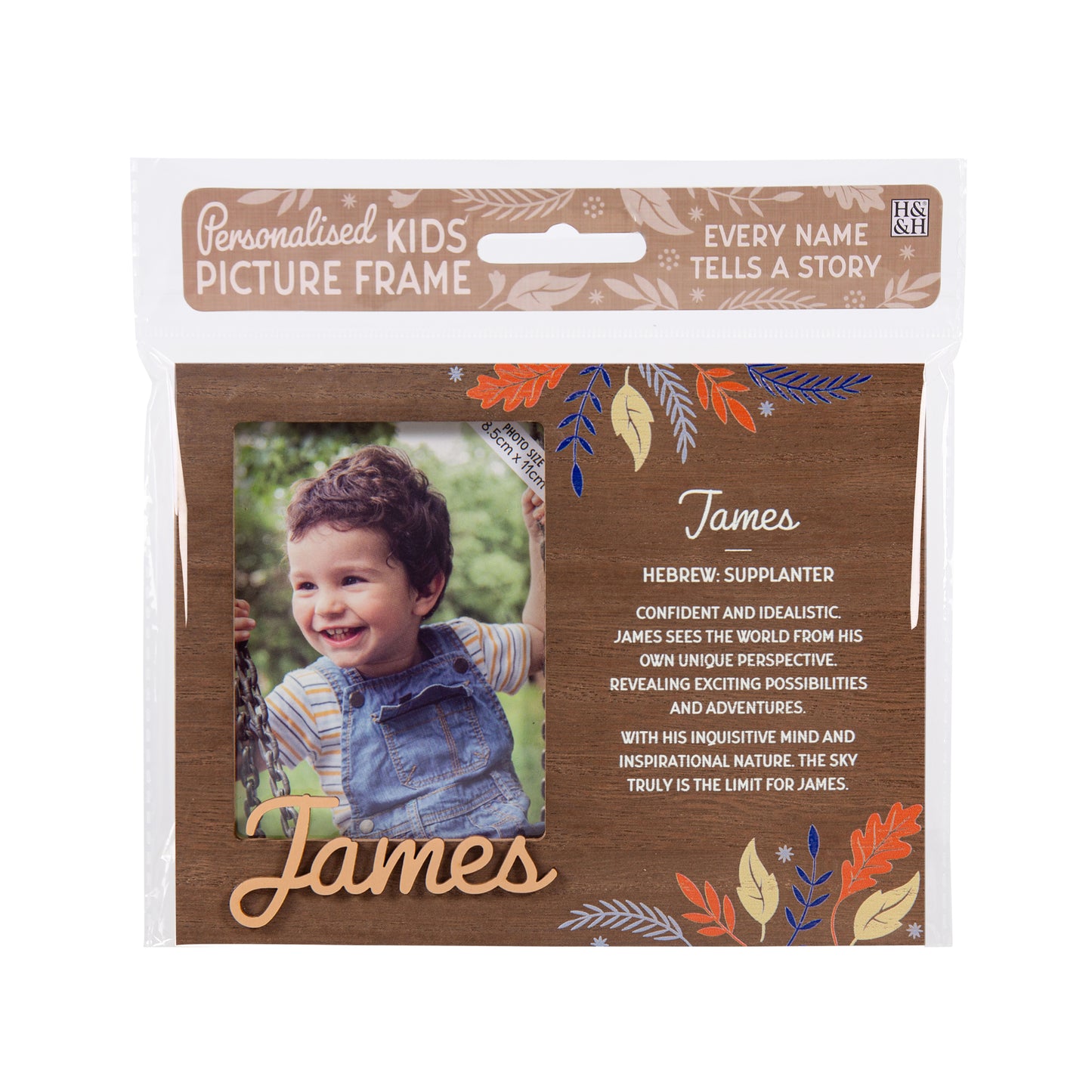 Kids Picture Frame - James