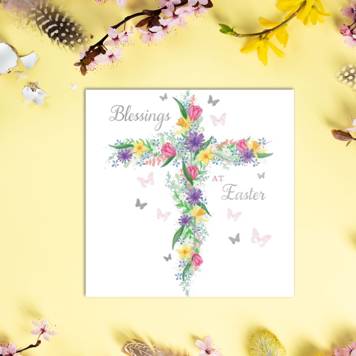 Open Easter Card - Blessings At Easter