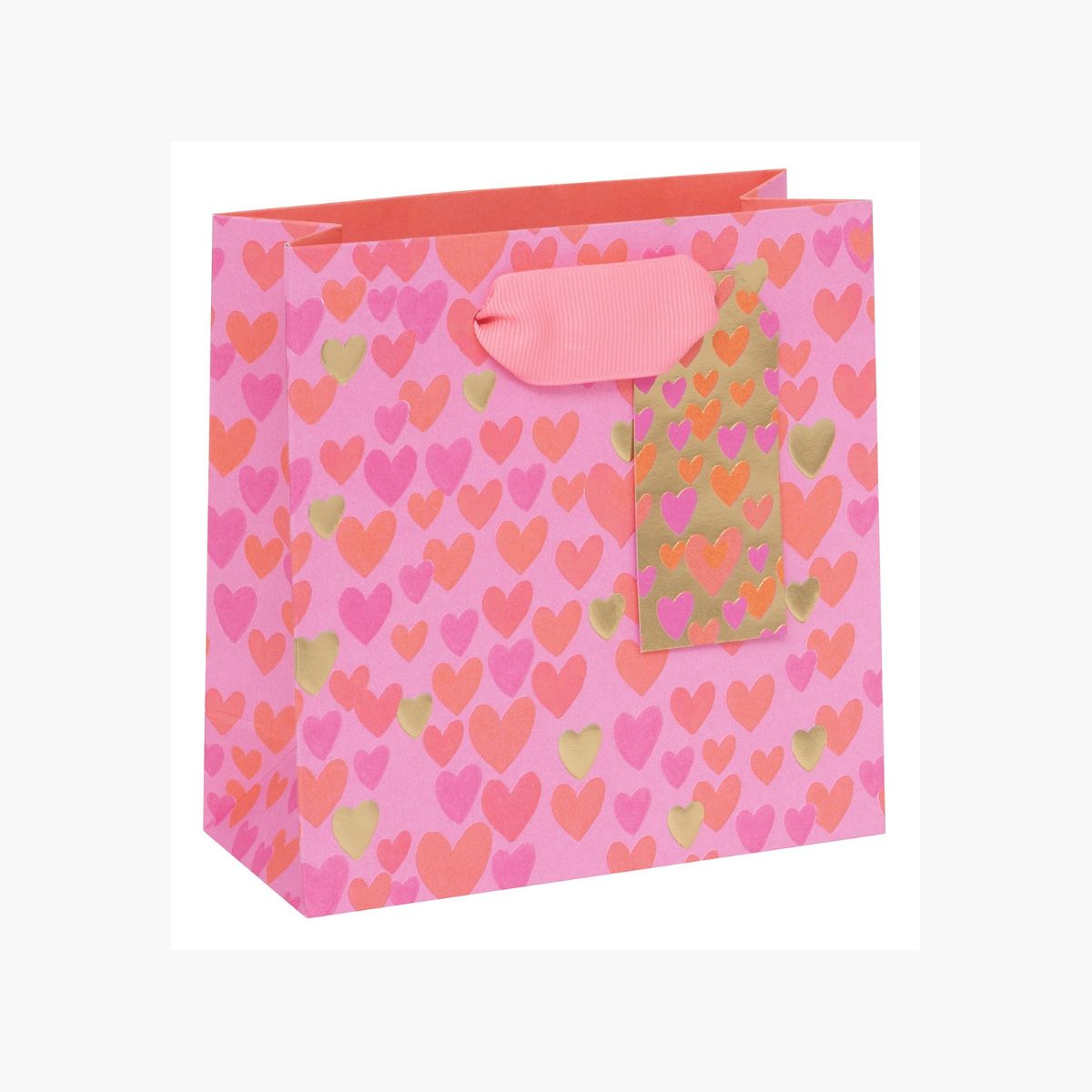 Gift Bag Small - Neon Love Hearts