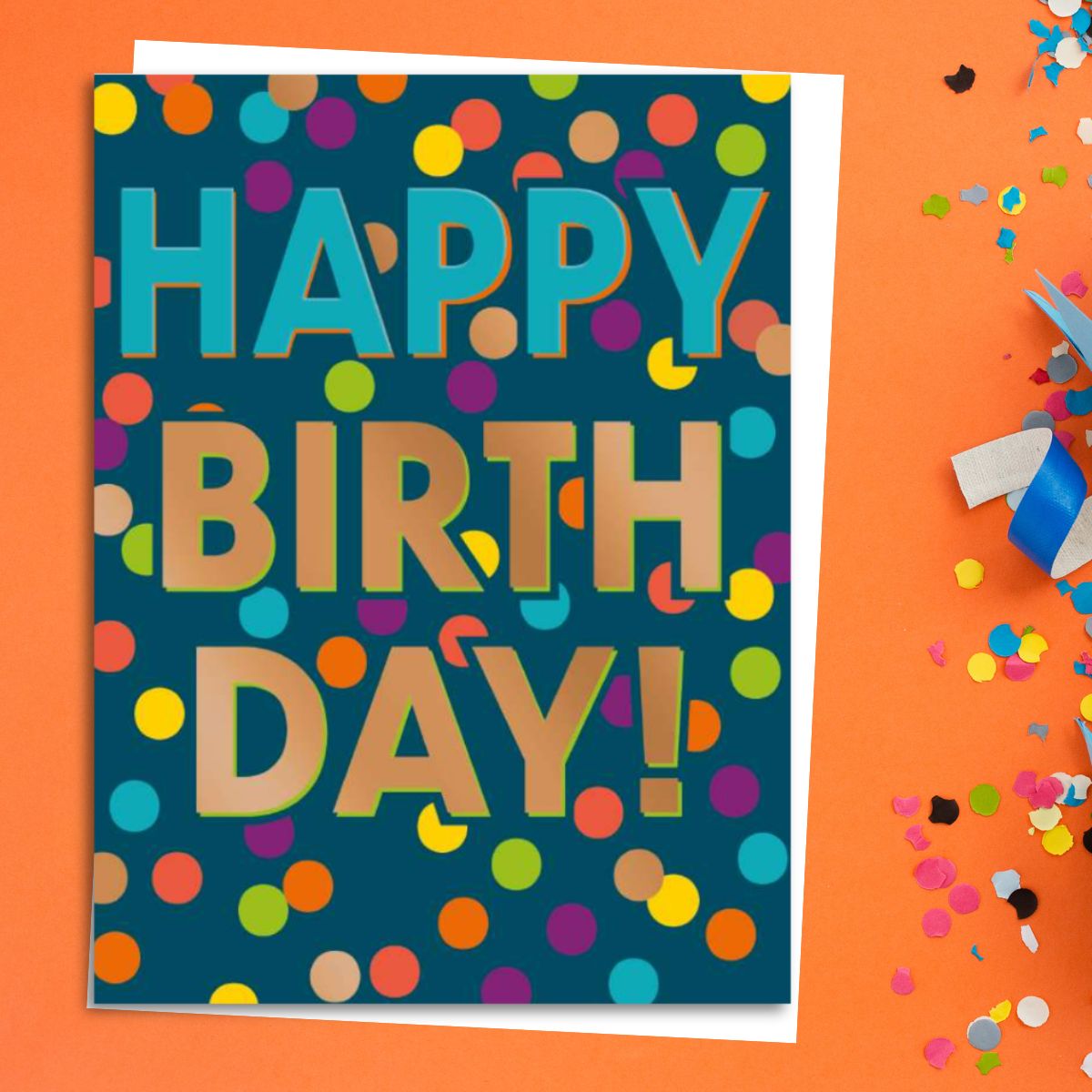 Crescendo Birthday Card - Happy Birthday!