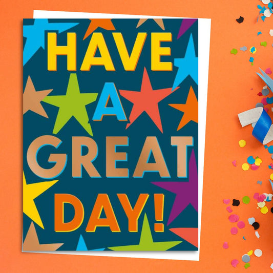 Crescendo Birthday Card - Have A Great Day!